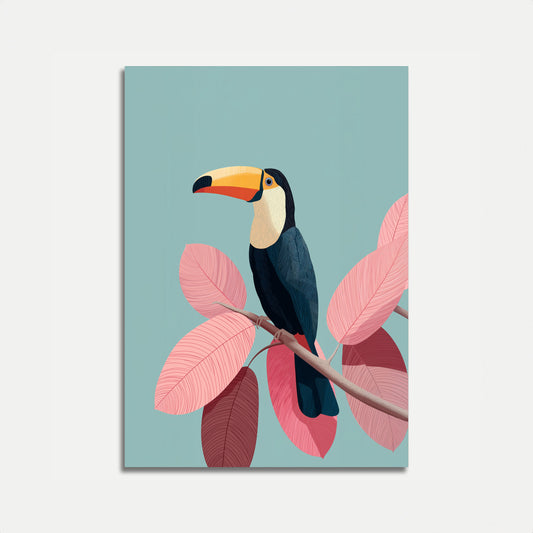 Colorful Tropical Toucan Poster