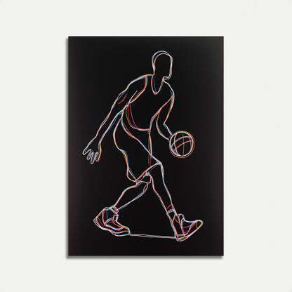 Vibrant Basketball Motion Poster