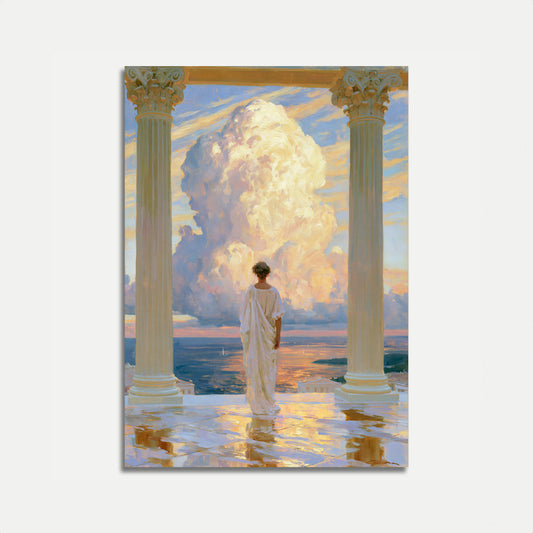 Classical Contemplation at Sunset Poster