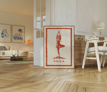 Affiche de yoga Zen Balance