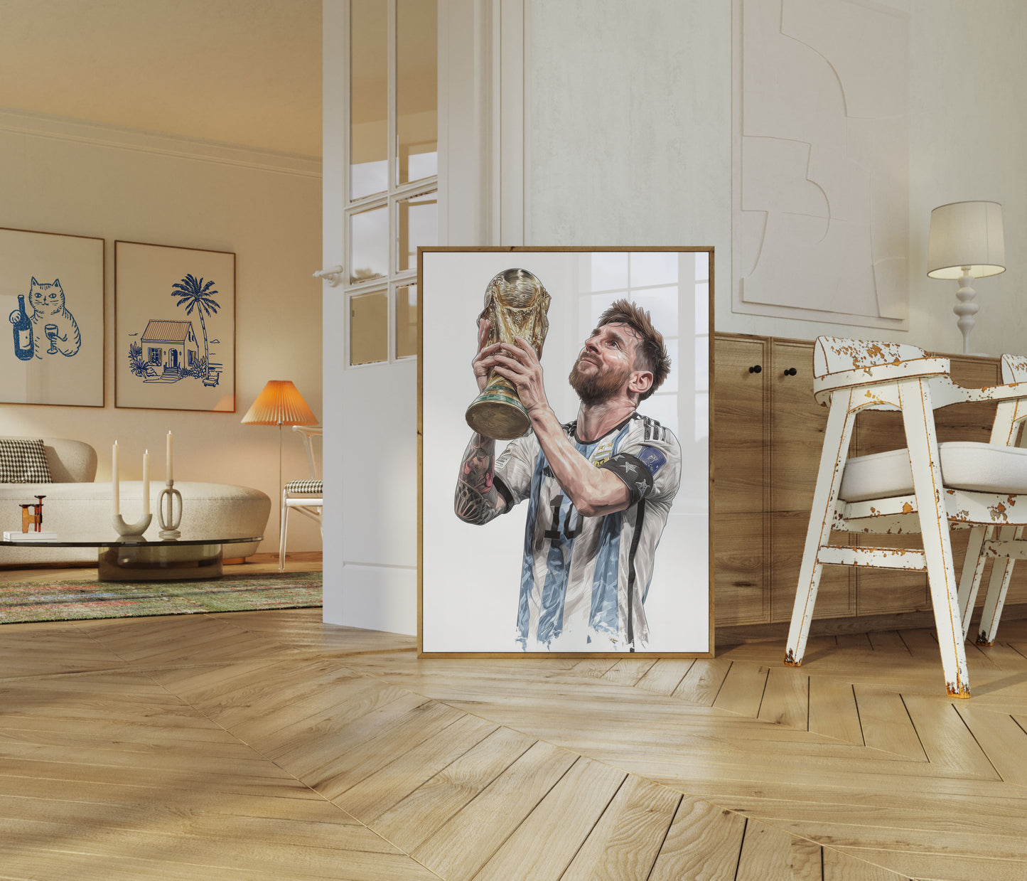 Mistr světového poháru Messi Plakát