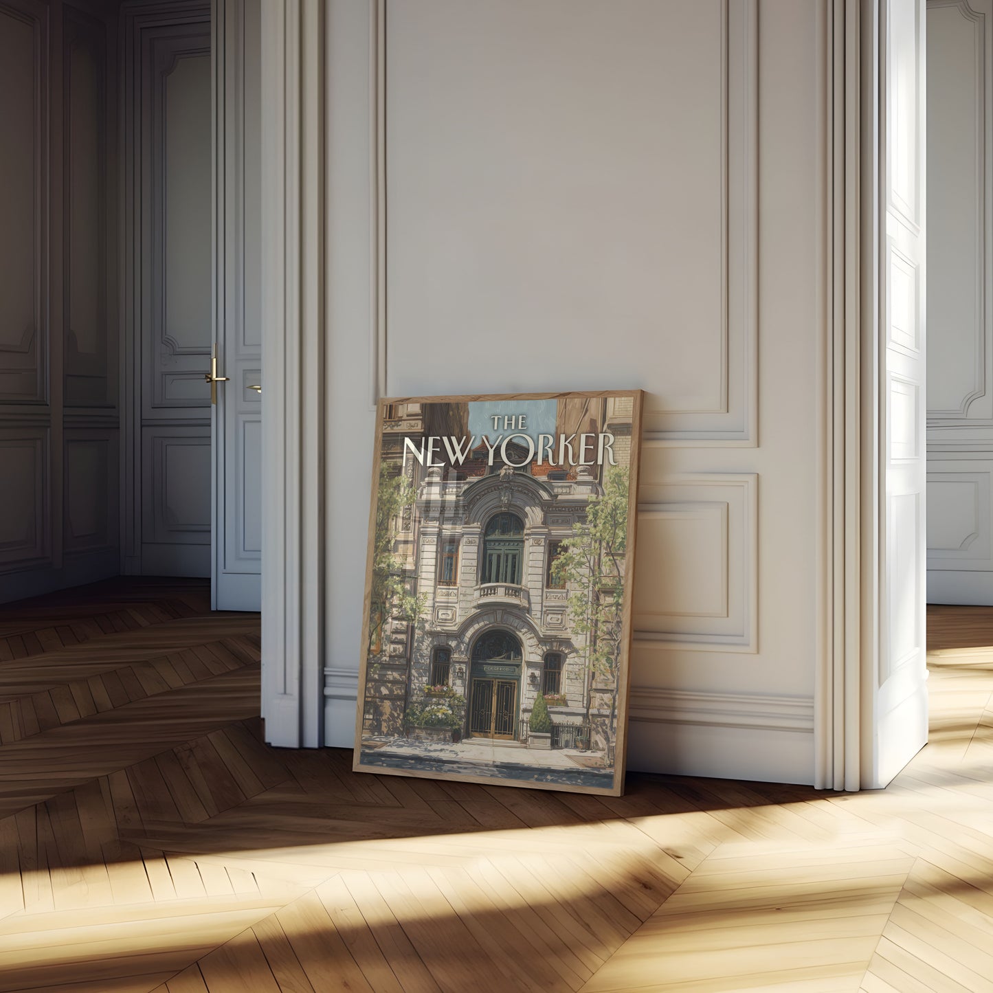 New Yorker Architectural Charm Poster