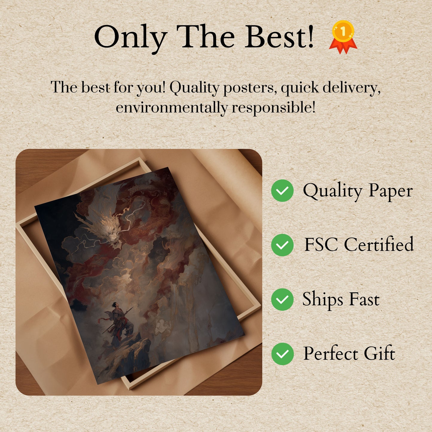 Dragon's Fury Epic Battle Poster