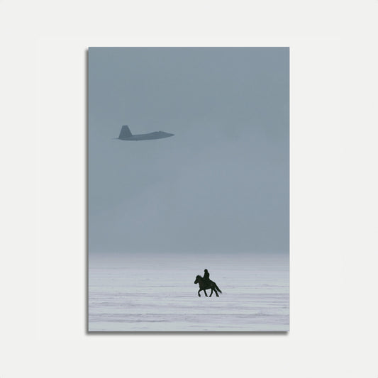 Poster Cavaliere Sotto il Cielo