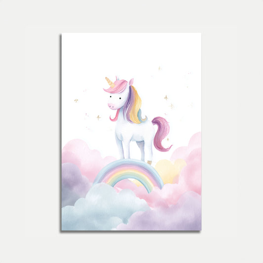 Poster di Magia dell'Unicorno Arcobaleno
