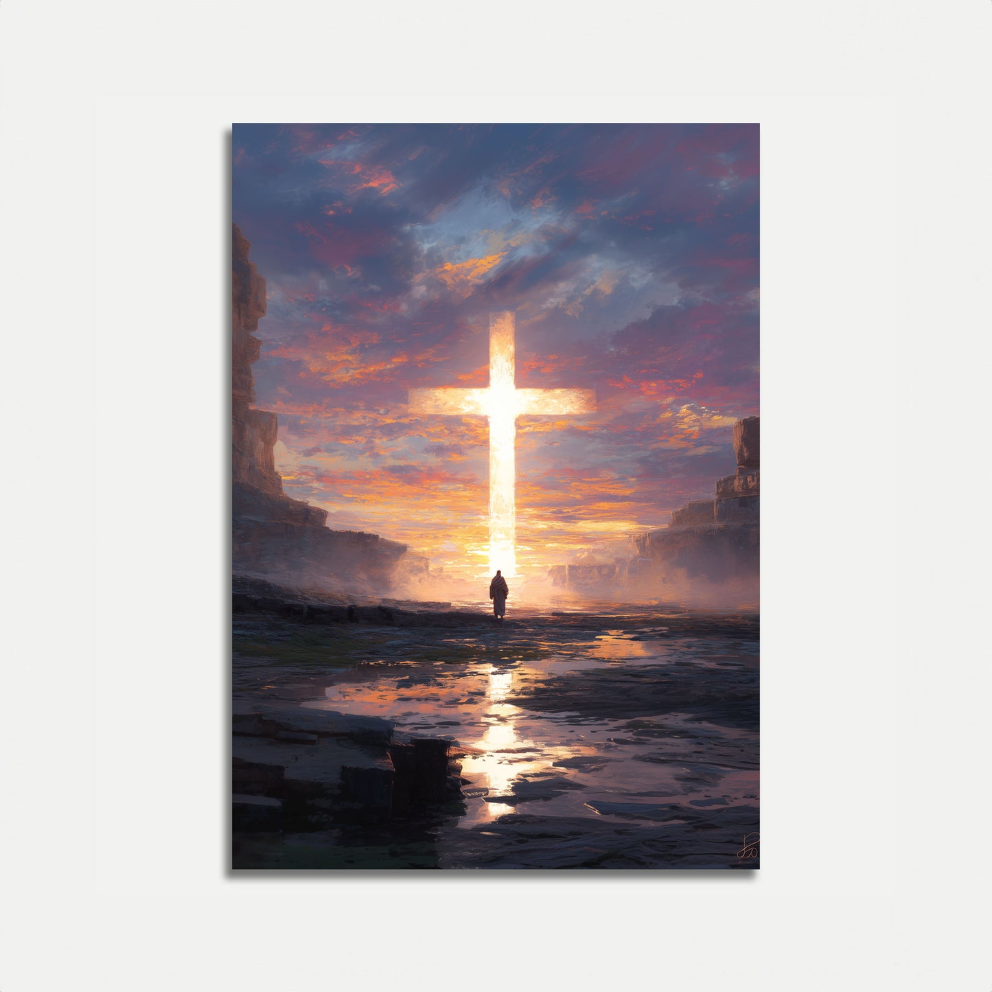 Divine Light Spiritual Poster