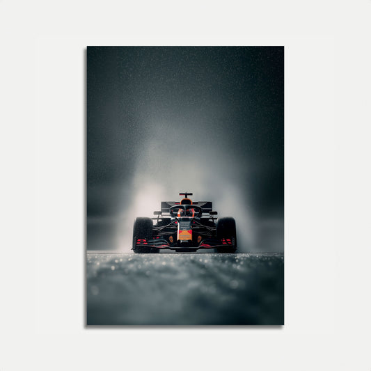 Formula 1 Race in the Rain Poster