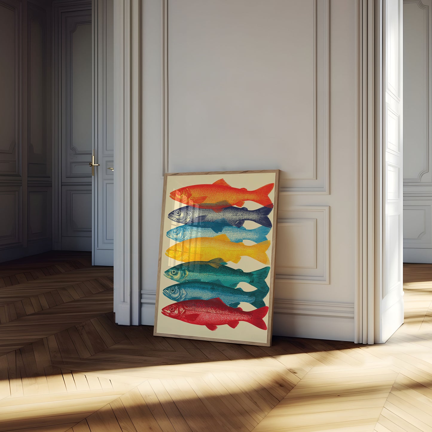 Colorful Fish Stack Poster