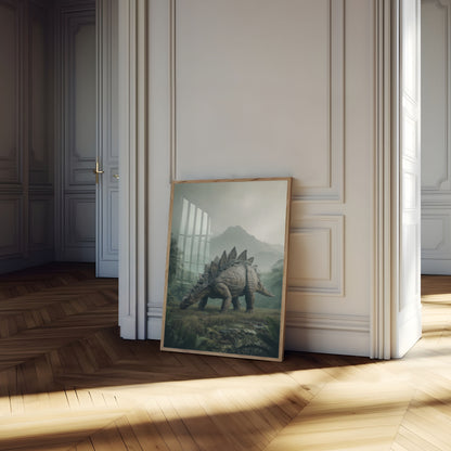 Prehistoric Rainforest Guardian Poster