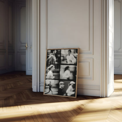 Motion Blur Running Photography Poster