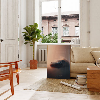 Elegance in Motion Porsche Poster