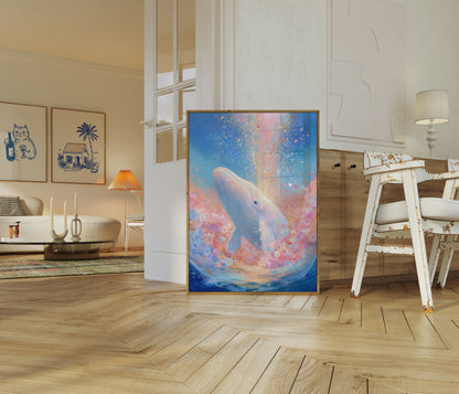 Celestial Whale Dream Poster