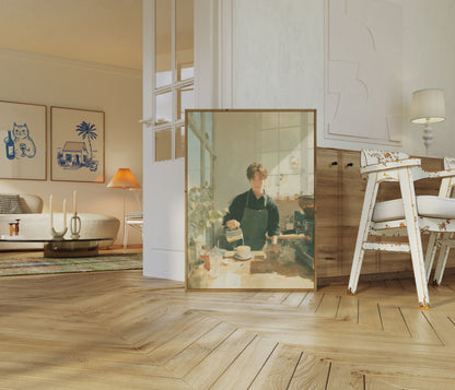 Morning Brew Artisan Coffee Poster