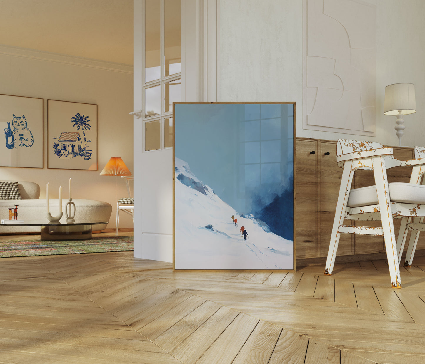 Everest Ascent Winter Poster