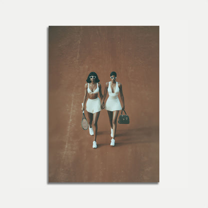 Tennis Elegance Synchronicity Poster