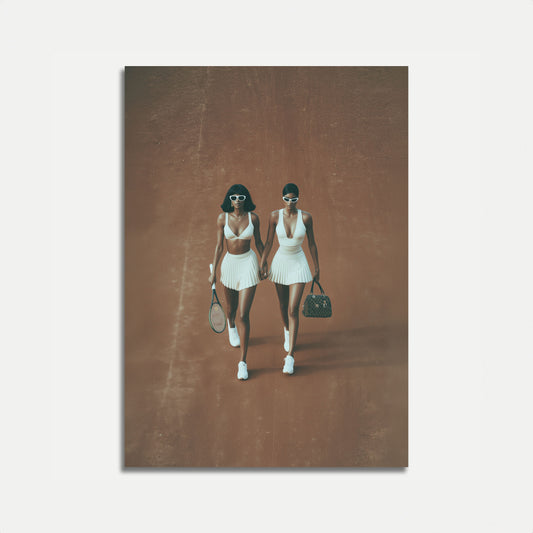 Tennis Elegance Synchronicity Poster