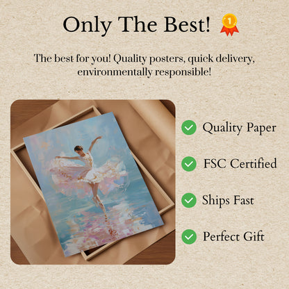 Dancing on Reflective Waters Poster