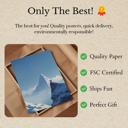 Majestic Alpine Conquest Poster