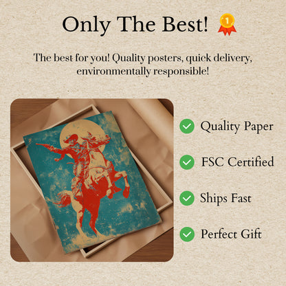 Wild West Gunslinger Poster