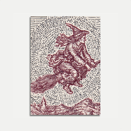 Mystical Witch Flight Poster