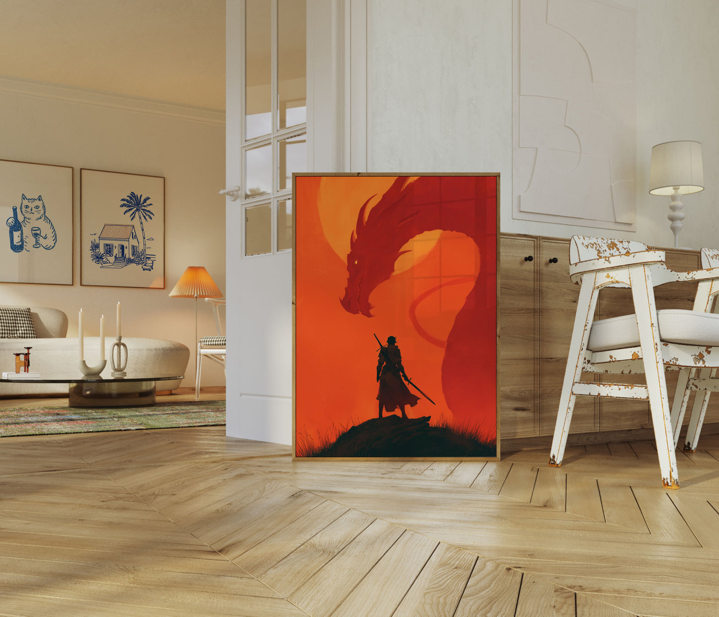 Dragon Knight Confrontation Poster