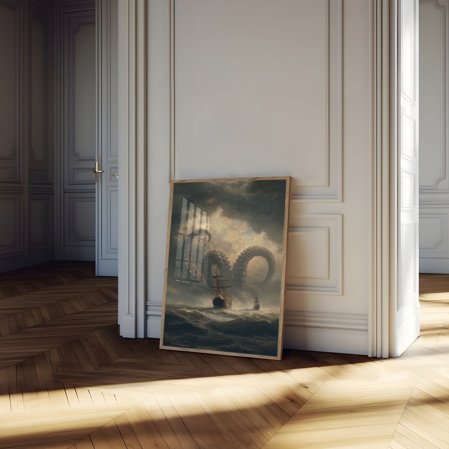 Kraken Sea Storm Encounter Poster