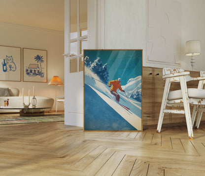 Alpine Ski Adventure Poster