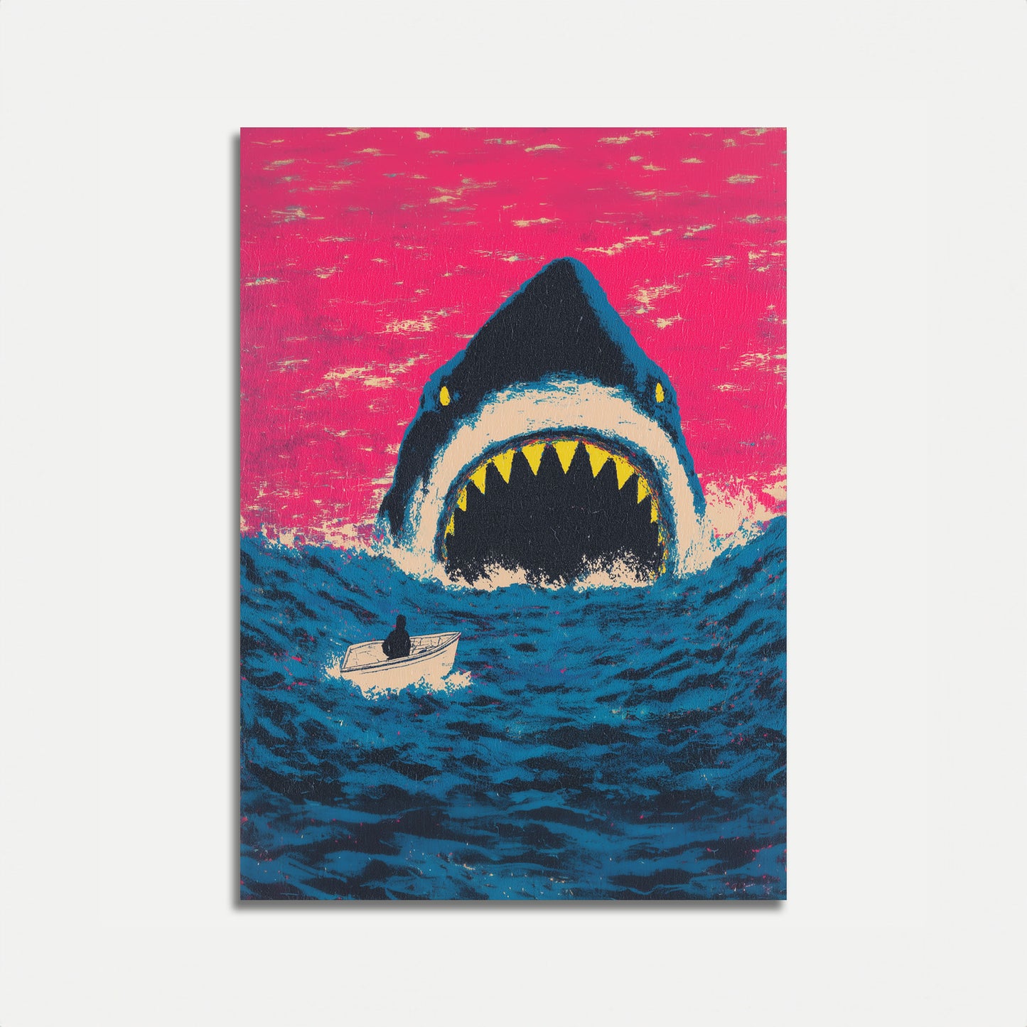 Shark Attack Ocean Poster