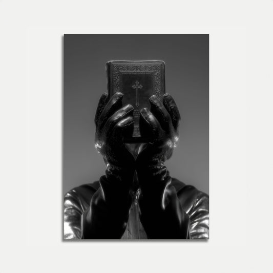 Heilige Schrift Dunkle Hingabe Poster