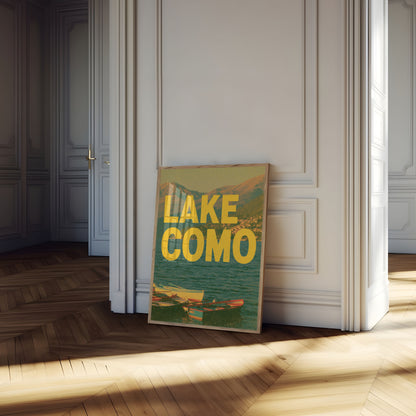 Comer See Italienische Landschaft Poster