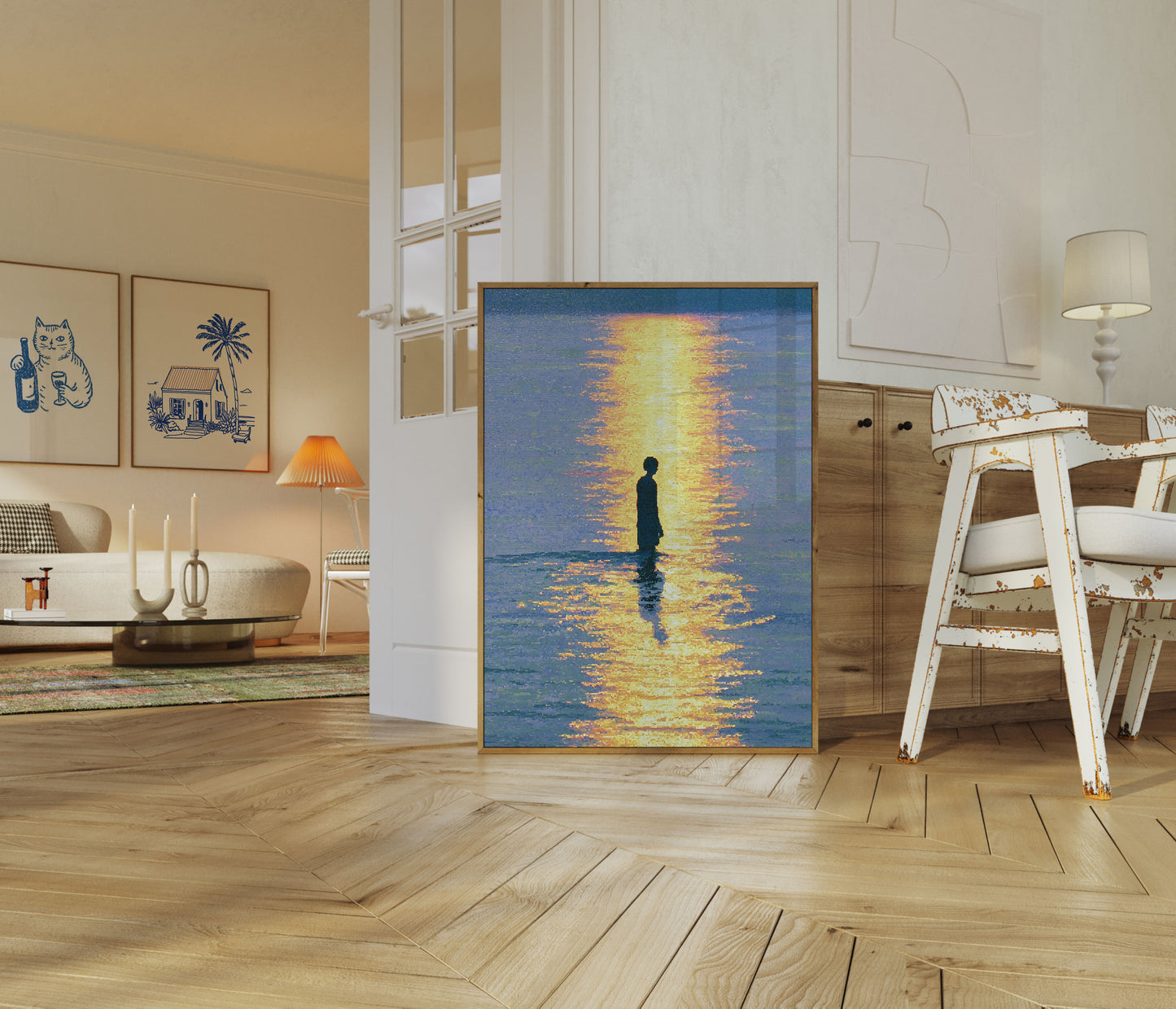 Solitude by the Golden Waters Poster