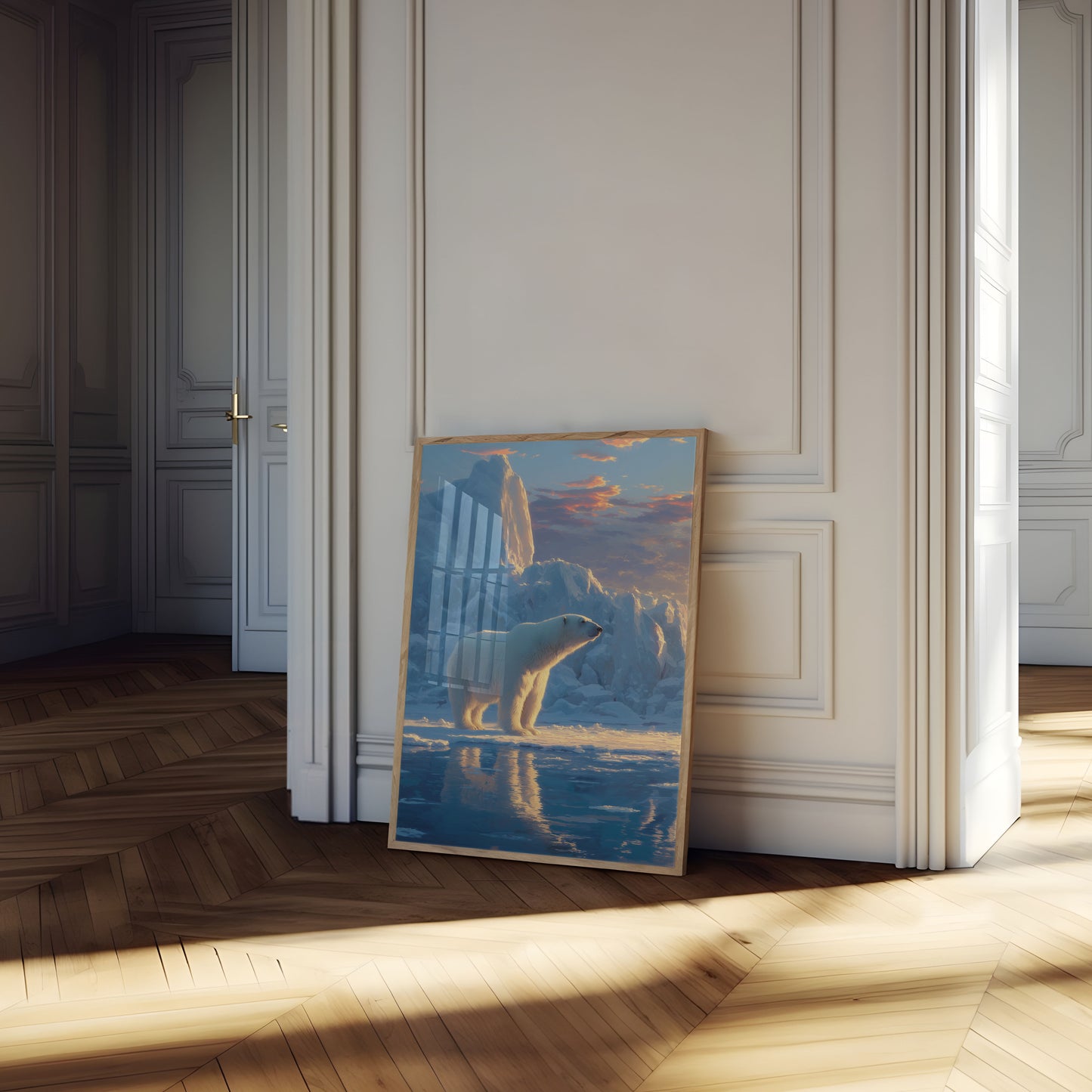 Póster del majestuoso desierto ártico