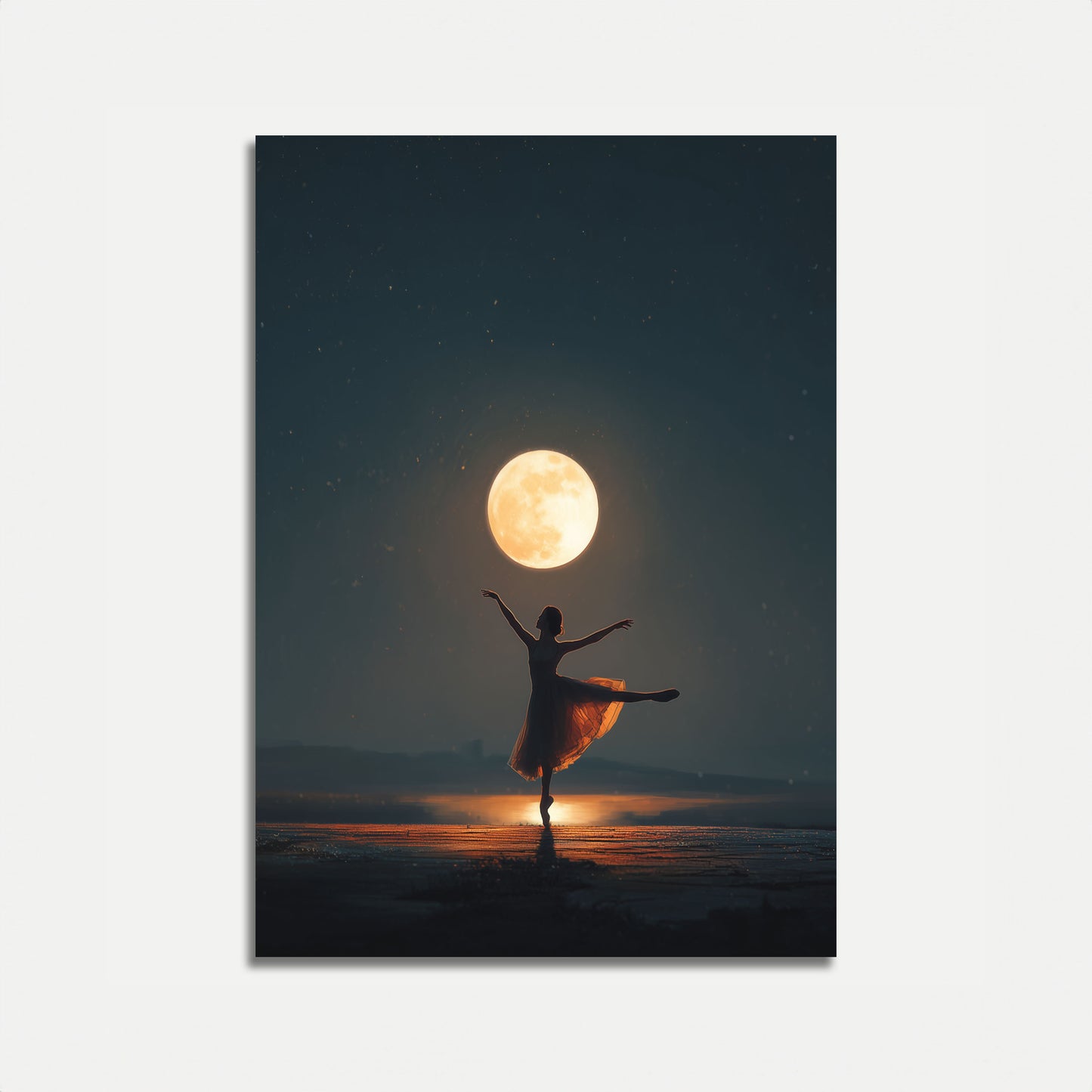 Dans met Maanlicht Poster