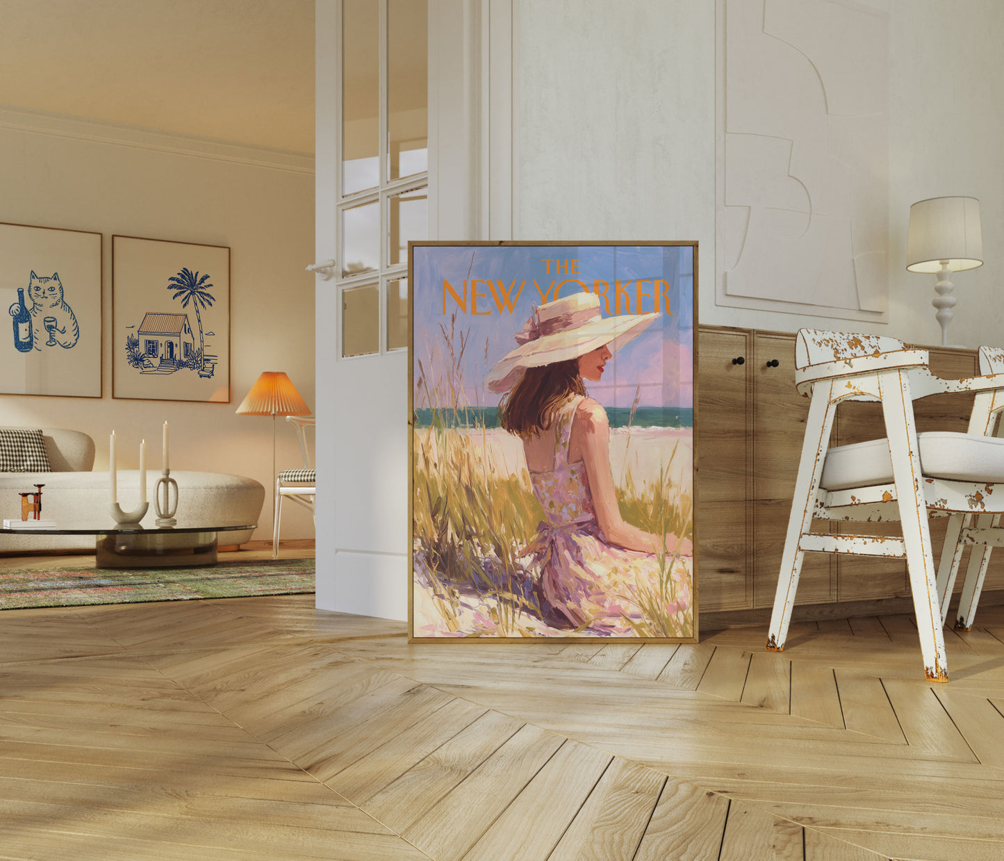 Coastal Summer Elegance Poster