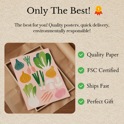 Garden Fresh Vegetables Poster