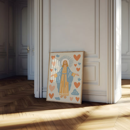 Divine Love Radiance Poster