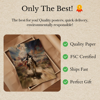 Freiheitsfahrt Amerikanischer Geist Plakat