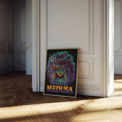 Medusa Mytologisk Væsen Plakat