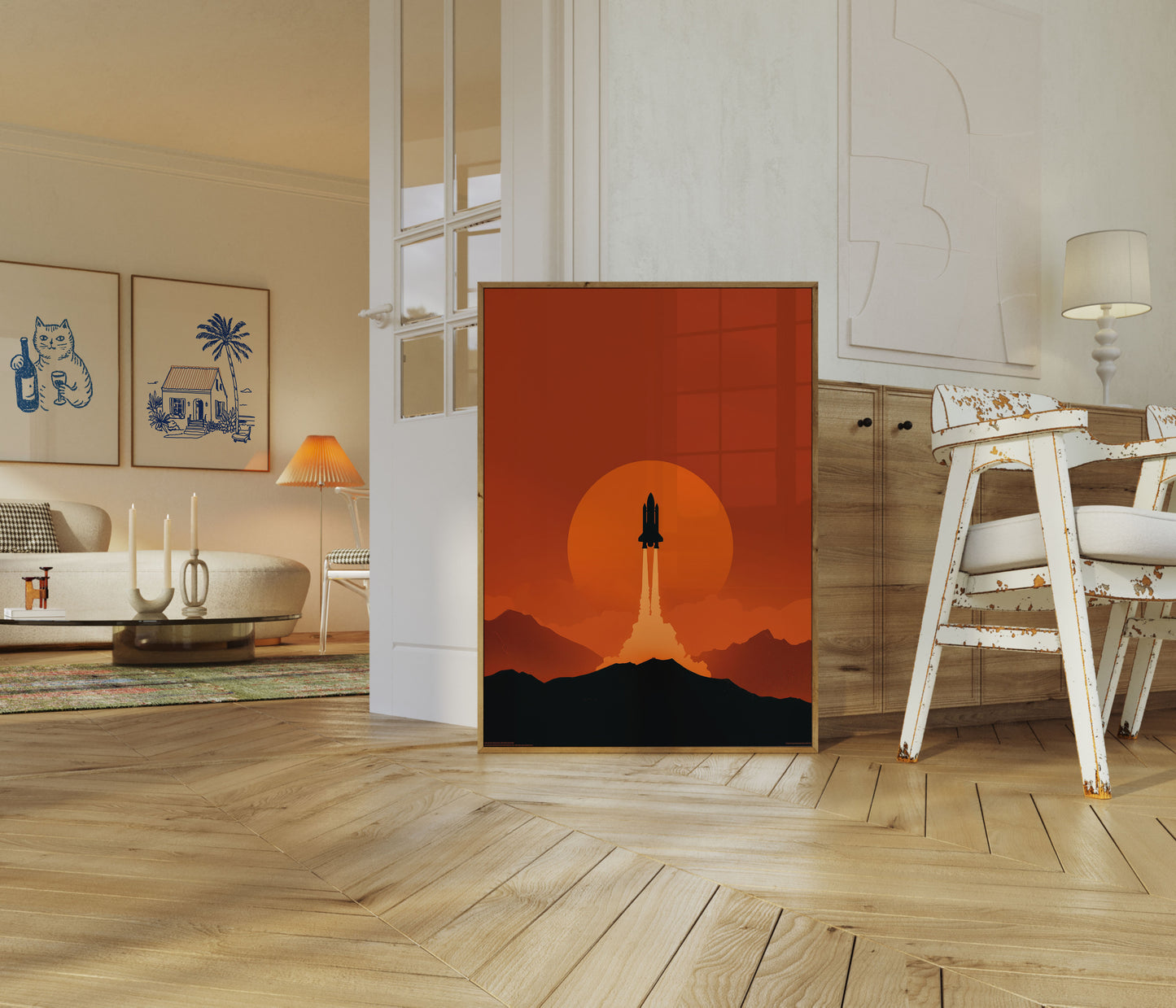 Soloppgang Romferge Plakat