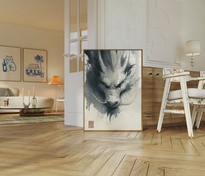 Ethereal Chinese Dragon Spirit Poster