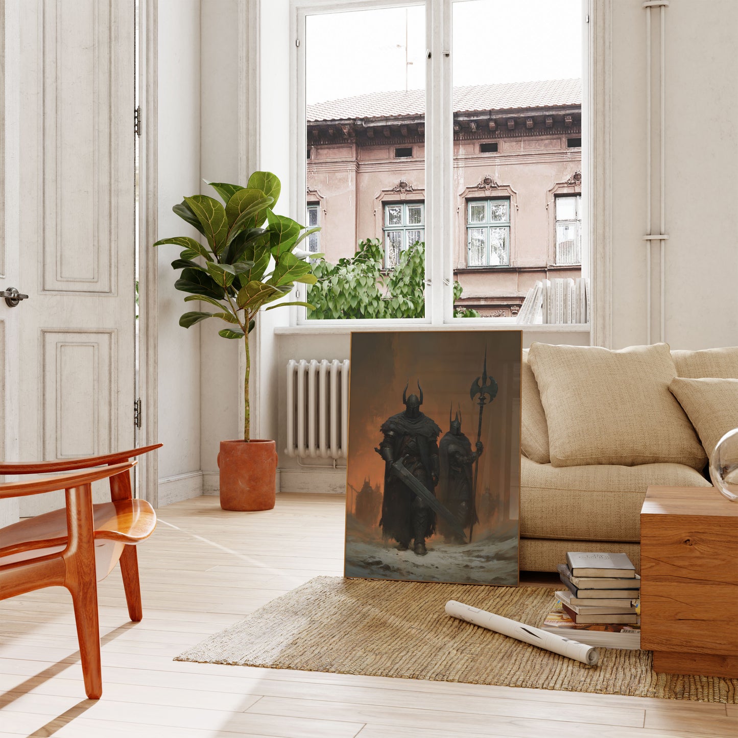 Dark Fantasy Warriors Poster