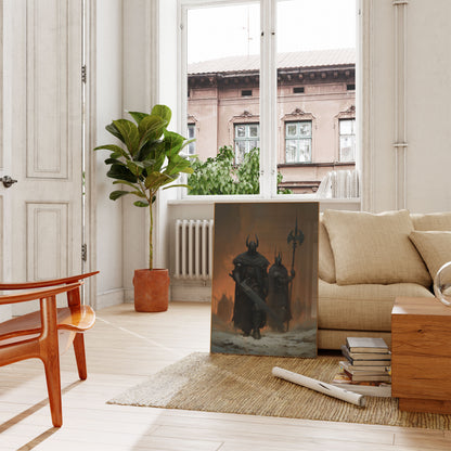 Dark Fantasy Warriors Poster