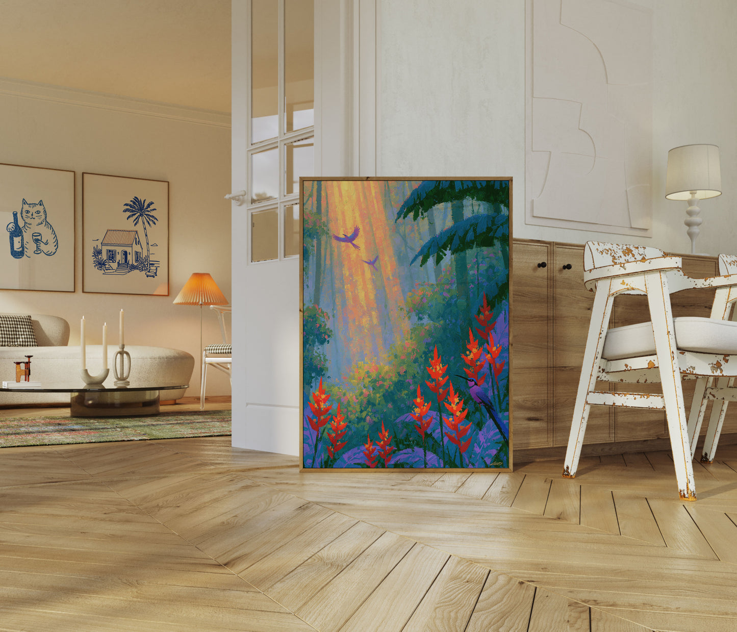 Bergbos Wildlife Poster