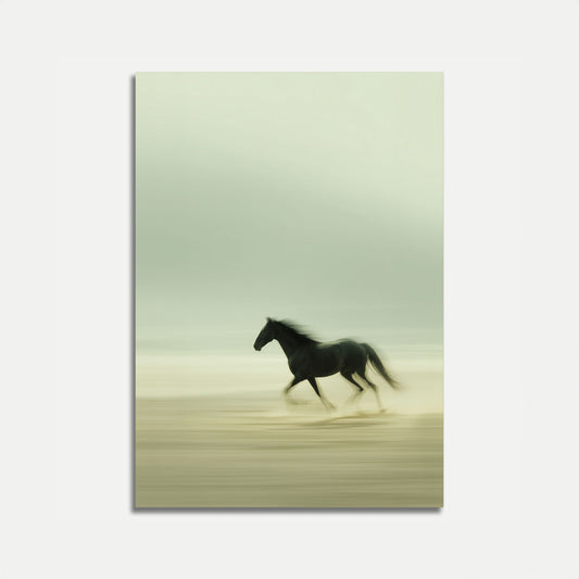 Dziki Galop przez Mgłę Plakat