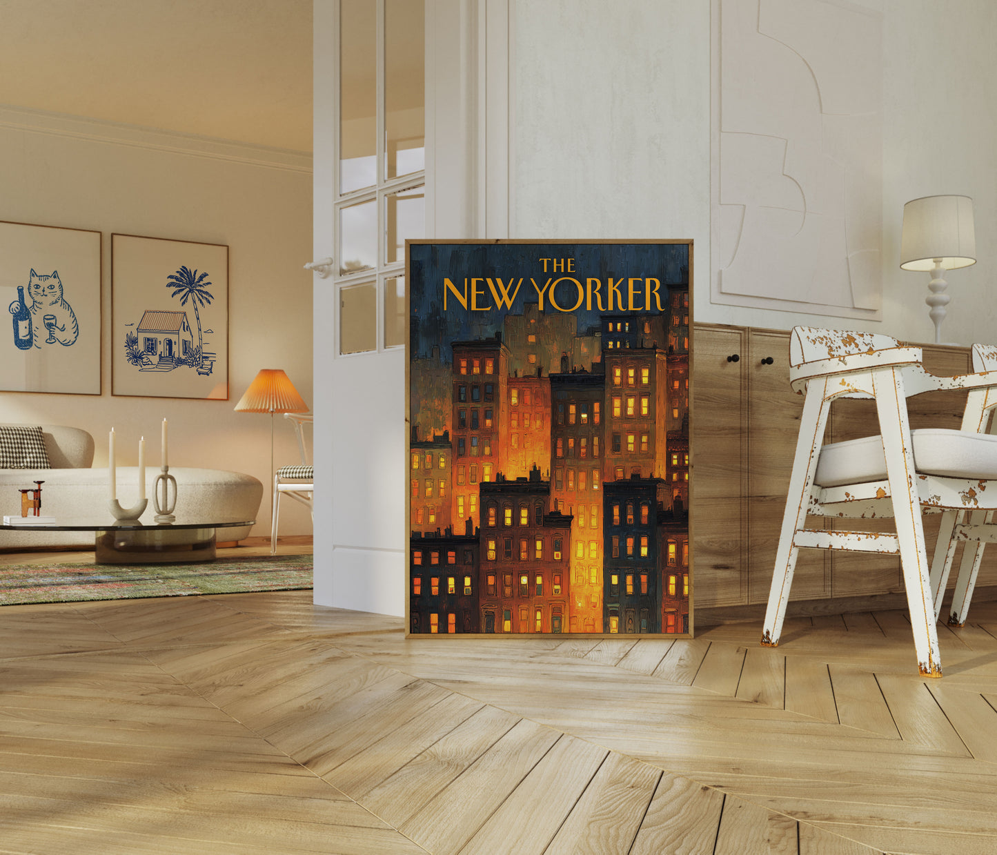 New York City Night Lights Poster