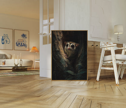 Póster del Lori Lento Merodeador Nocturno