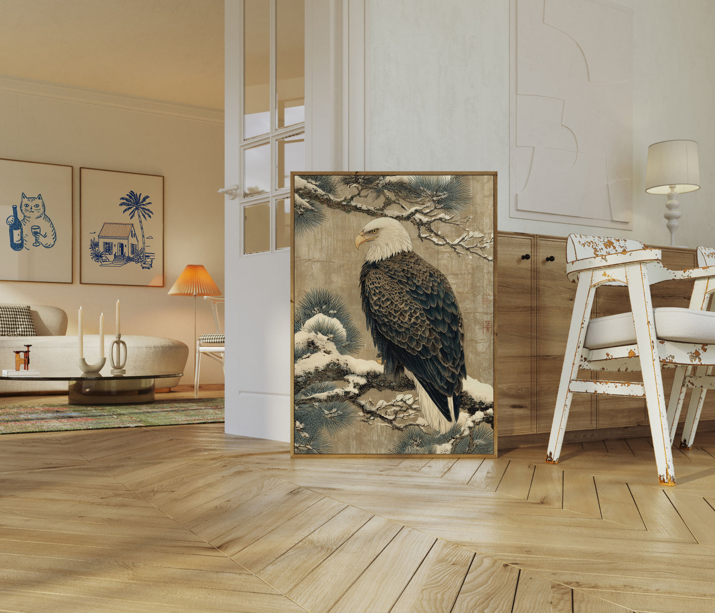 Baal Eagle in Winter Poster