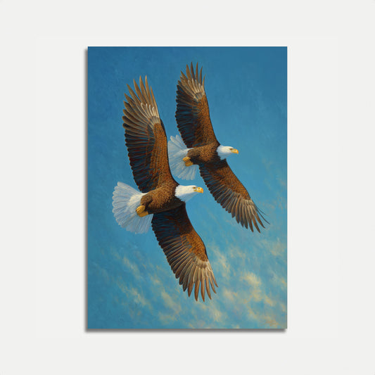 Affiche Majestueuses Aigles en Vol