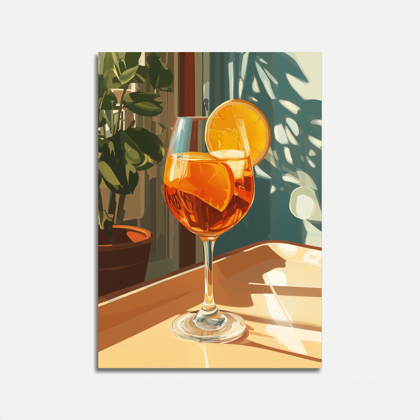 Sommer Aperol Spritz Plakat