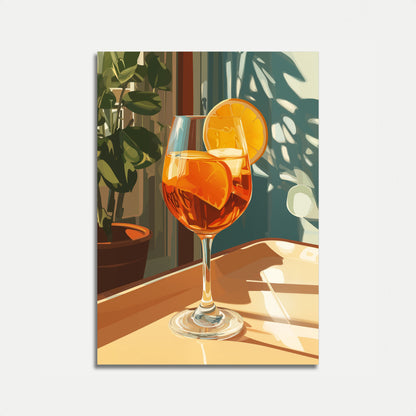 Sommer Aperol Spritz Plakat